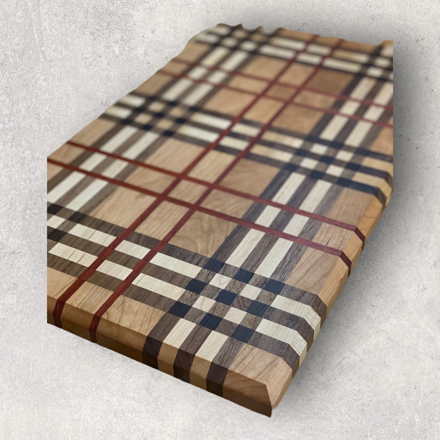 Tartan Pattern Cutting Board